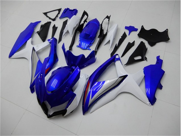 Blau Weiß GSXR 600 / 750 K8 08-10 Verkleidungen Komplett Sets Blau Weiß GSXR 600 / 750 K8 08-10 Verkleidungen Komplett Sets