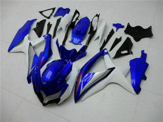 Blau Weiß GSXR 600 / 750 K8 08-10 Verkleidungen Blau Weiß GSXR 600 / 750 K8 08-10 Verkleidungen
