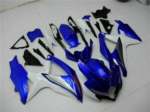 Blau Weiß GSXR 600 / 750 K8 08-10 Verkleidungen Blau Weiß GSXR 600 / 750 K8 08-10 Verkleidungen