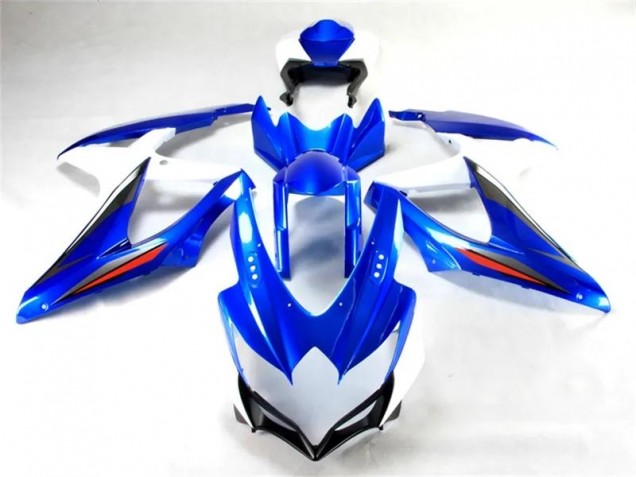 Blau Weiß GSXR 600 / 750 K8 08-10 Verkleidungen & Plastik Blau Weiß GSXR 600 / 750 K8 08-10 Verkleidungen & Plastik