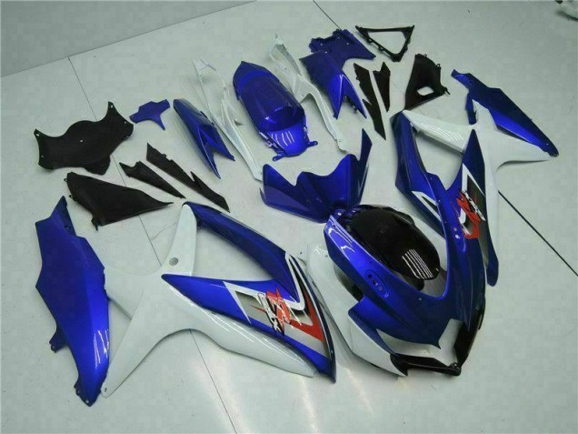 Blau Weiß GSXR 600 / 750 K8 08-10 Vollverkleidung Blau Weiß GSXR 600 / 750 K8 08-10 Vollverkleidung