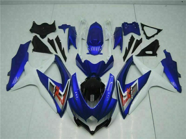 Blau Weiß GSXR 600 / 750 K8 08-10 Vollverkleidung Blau Weiß GSXR 600 / 750 K8 08-10 Vollverkleidung