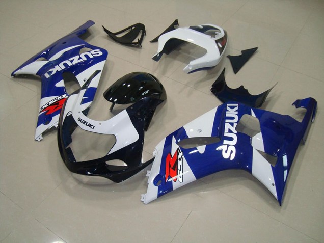 Blau Weiß GSXR 750 K1 K2 K3 01-03 Verkleidungen Blau Weiß GSXR 750 K1 K2 K3 01-03 Verkleidungen