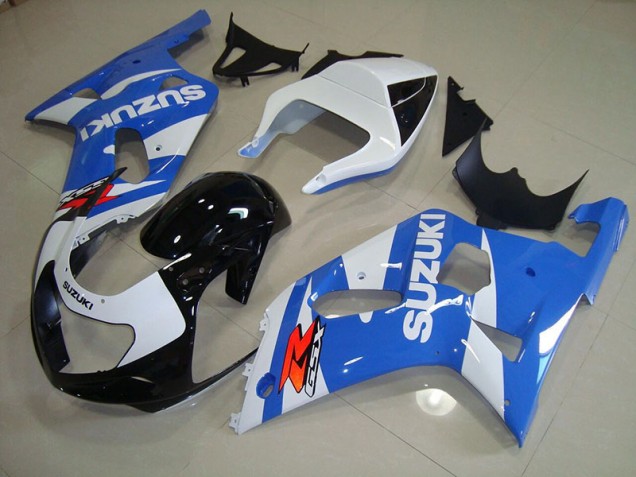 Blau Weiß GSXR 750 K1 K2 K3 01-03 Vollverkleidung Blau Weiß GSXR 750 K1 K2 K3 01-03 Vollverkleidung