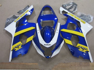 Blau Weiß Gelb GSXR 600 K4 04-05 Verkleidungen