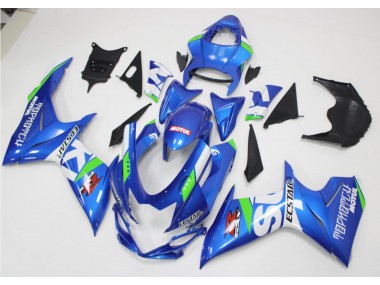 Blau Weiß Grün GSXR 600 / 750 K11 11-24 Verkleidungen
