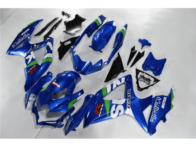 Blau Weiß Grün GSXR 600 / 750 K8 08-10 Verkleidungen Blau Weiß Grün GSXR 600 / 750 K8 08-10 Verkleidungen