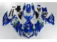 Blau Weiß Grün GSXR 600 / 750 K8 08-10 Verkleidungen Blau Weiß Grün GSXR 600 / 750 K8 08-10 Verkleidungen