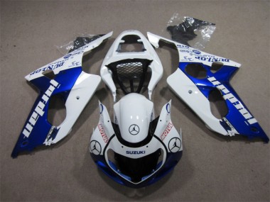 Blau Weiß Jordan Motul GSXR 1000 K1 00-02 Verkleidungen