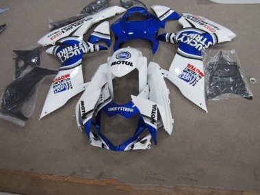 Blau Weiß Lucky Strike Motul GSXR 600 K11 11-24 Verkleidungen