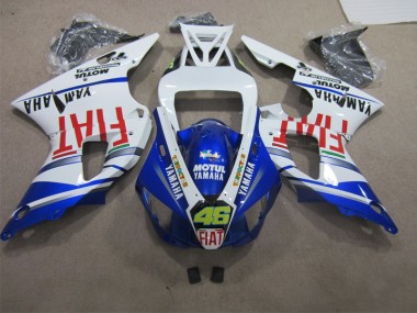 Blau Weiß Motul Dunlop 46 R1 09-11 Verkleidung