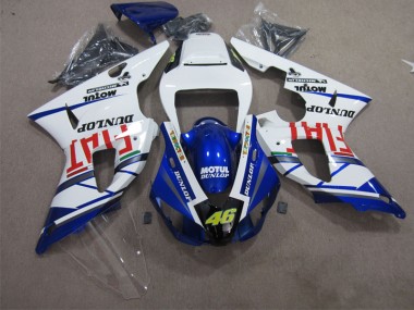 Blau Weiß Motul Dunlop 46 R1 09-11 Verkleidungen