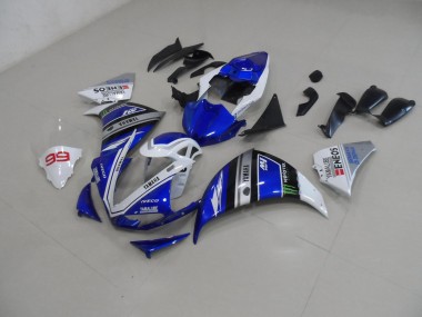 Blau Weiß R1 09-11 Vollverkleidung