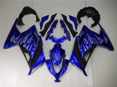 Blau Weiß Schwarz EX300 13-16 Verkleidungen
