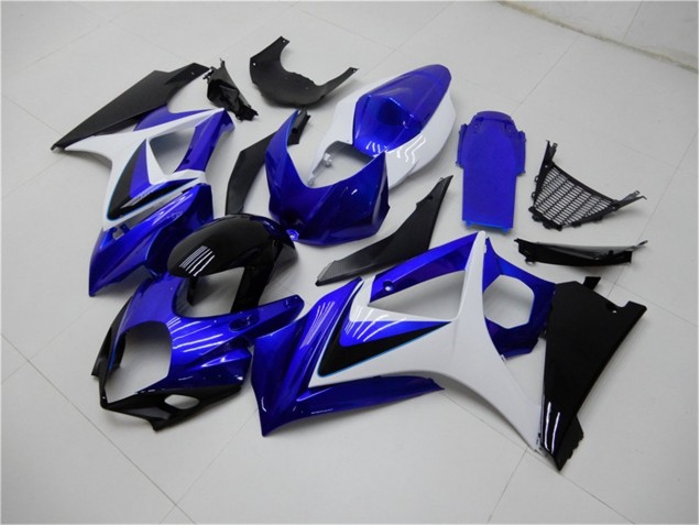 Blau Weiß Schwarz GSXR 1000 K7 07-08 Verkleidungen