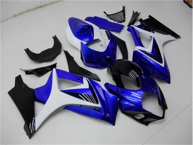 Blau Weiß Schwarz GSXR 1000 K7 07-08 Verkleidungen