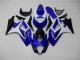 Blau Weiß Schwarz GSXR 1000 K7 07-08 Verkleidungen