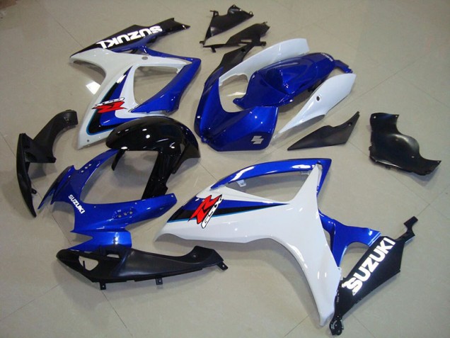 Blau Weiß Schwarz GSXR 750 K6 06-07 Verkleidungen Blau Weiß Schwarz GSXR 750 K6 06-07 Verkleidungen