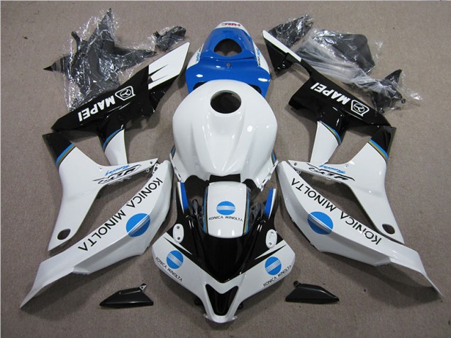 Blau Weiß Schwarz Konica Minolta MAPEI CBR 600 RR 07-08 Verkleidungen Blau Weiß Schwarz Konica Minolta MAPEI CBR 600 RR 07-08 Verkleidungen