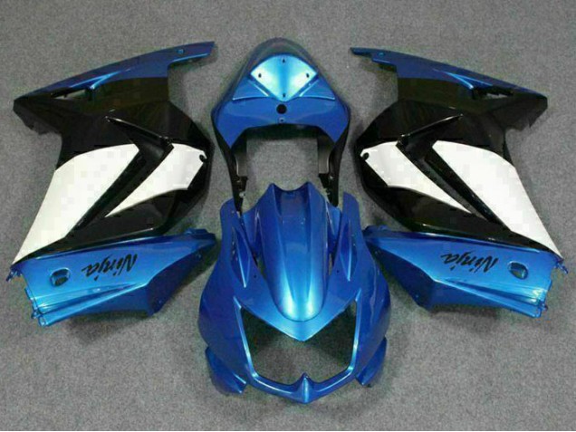 Blau Weiß Schwarz Ninja EX250 08-12 Verkleidung Blau Weiß Schwarz Ninja EX250 08-12 Verkleidung