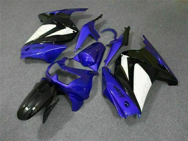 Blau Weiß Schwarz Ninja EX250 08-12 Verkleidungen Blau Weiß Schwarz Ninja EX250 08-12 Verkleidungen