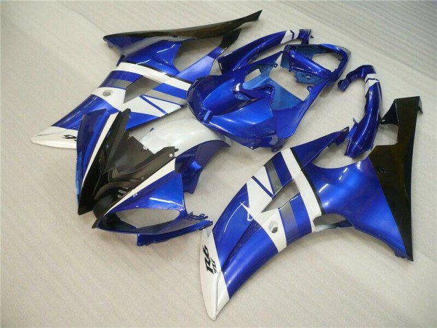 Blau Weiß Schwarz R6 08-16 Verkleidung Blau Weiß Schwarz R6 08-16 Verkleidung