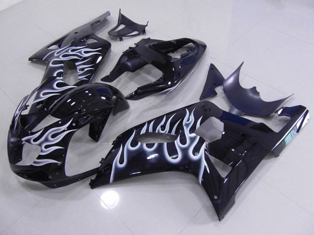 Blau Weiße Flamme GSXR 750 K1 K2 K3 01-03 Verkleidungen Blau Weiße Flamme GSXR 750 K1 K2 K3 01-03 Verkleidungen