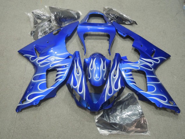 Blau Weiße Flamme R1 00-01 Verkleidungen Blau Weiße Flamme R1 00-01 Verkleidungen