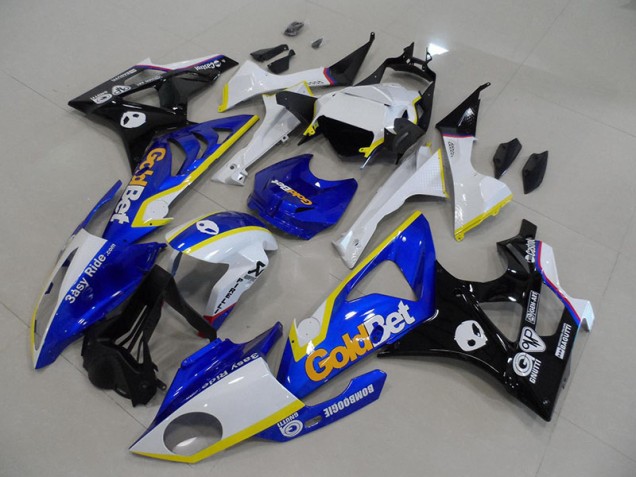 Blau Weiße GoldBet S1000RR 09-14 Verkleidungen Blau Weiße GoldBet S1000RR 09-14 Verkleidungen