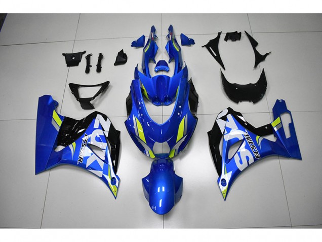 Blau Weißer Aufkleber GSXR 1000 17-23 Verkleidungen Blau Weißer Aufkleber GSXR 1000 17-23 Verkleidungen