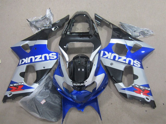 Blau Weißer Aufkleber GSXR 1000 K1 00-02 Verkleidung