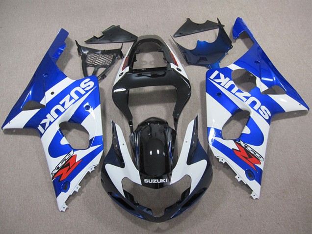 Blau Weißer Aufkleber GSXR 1000 K1 00-02 Verkleidungen Blau Weißer Aufkleber GSXR 1000 K1 00-02 Verkleidungen