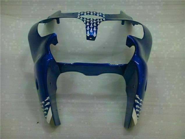 Blau ZX6R 00-02 Vollverkleidung