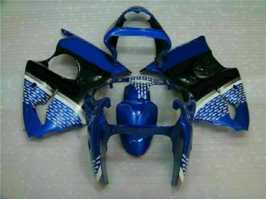 Blau ZX6R 00-02 Vollverkleidung