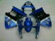 Blau ZX6R 00-02 Vollverkleidung