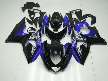 Blau und Schwarz GSXR 1000 K9 09-16 Verkleidungen