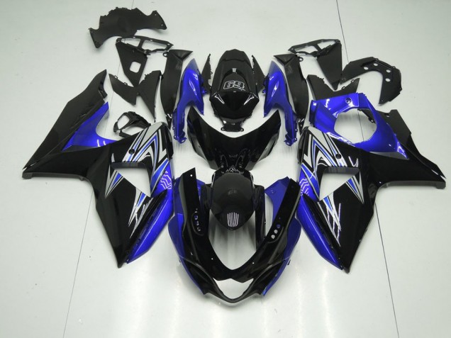 Blau und Schwarz GSXR 1000 K9 09-16 Verkleidungen Blau und Schwarz GSXR 1000 K9 09-16 Verkleidungen