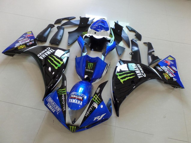 BlauSchwarz Monster R1 09-11 Verkleidung BlauSchwarz Monster R1 09-11 Verkleidung