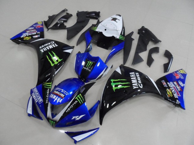BlauSchwarz Monster R1 12-14 Verkleidung