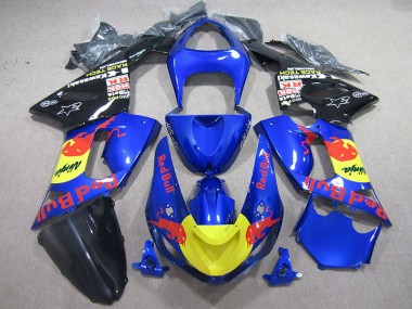 Blaur Rot Bull Ninja ZX6R 05-06 Verkleidungen