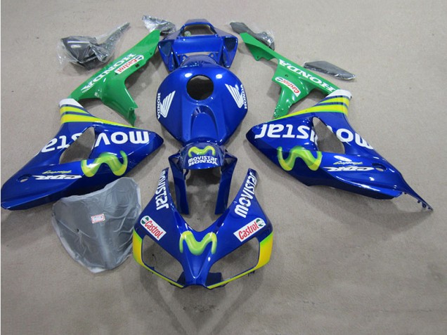Blaus Movistar Castrol GSXR 600 K6 06-07 Verkleidungen Blaus Movistar Castrol GSXR 600 K6 06-07 Verkleidungen