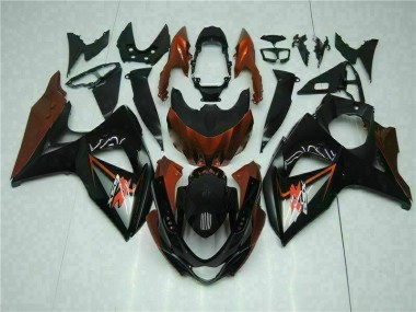 Braun Schwarz GSXR 1000 K9 09-16 Verkleidungen