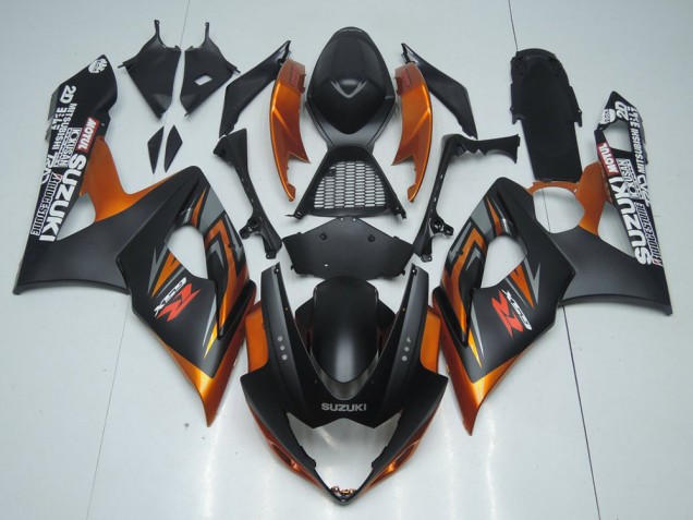Braun und Matt schwarz GSXR 1000 K5 05-06 Verkleidungen Braun und Matt schwarz GSXR 1000 K5 05-06 Verkleidungen