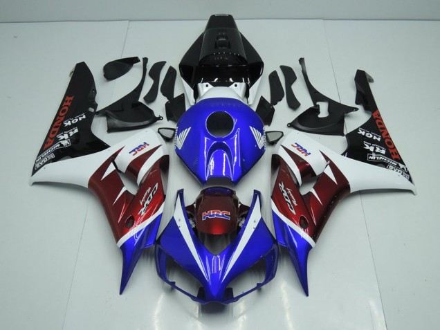 Burgunderrot und Blau CBR 1000 RR 06-07 Verkleidungen Burgunderrot und Blau CBR 1000 RR 06-07 Verkleidungen