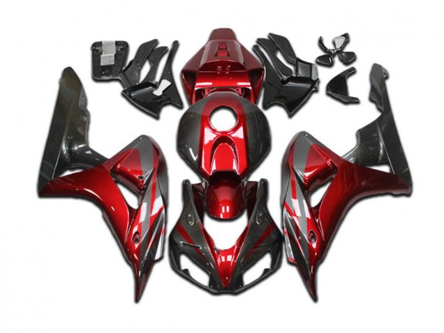 Candy Rot Grau Schwarz CBR 1000 RR 04-05 Verkleidungen
