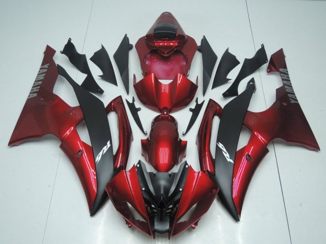 Candy Rot und Schwarz R6 08-16 Verkleidungen Candy Rot und Schwarz R6 08-16 Verkleidungen