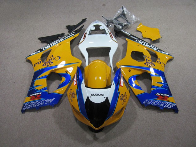 Gelb Blau Corona Extra GSXR 1000 K3 03-04 Verkleidungen