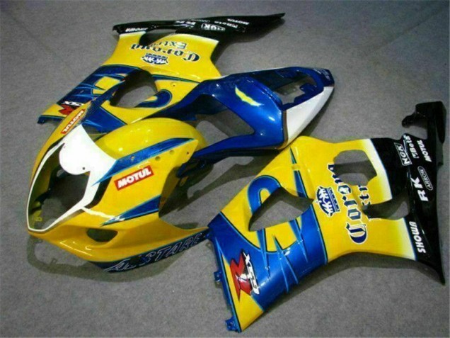 Gelb Blau GSXR 1000 K3 03-04 Verkleidungen