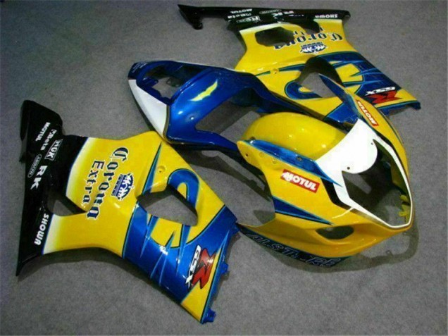 Gelb Blau GSXR 1000 K3 03-04 Verkleidungen