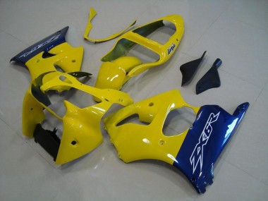 Gelb Blau ZX6R 00-02 Verkleidungen